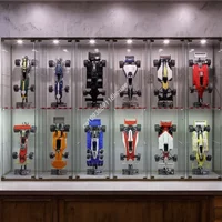 Moc Technical 1:8 Historical Formula 1 Racing Models Building Blocks DIY Creative Educational Toys Ornaments Boy Gifts