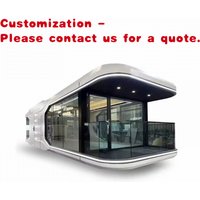 custom.Luxury Capsule Hotel Space Pod Commercial Prefabricated Steel Container House Outdoor Use Home House Office