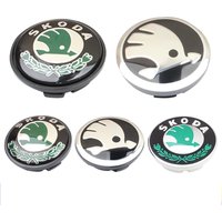 56/60/65mm 4pcs for SKODA Superb Octavia A7 Fabia Rapid Kodiaq RS Kamiq Tour Yeti Karoq Car Styling Wheel Center Cover Caps Logo