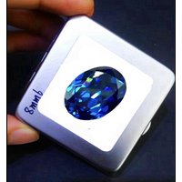 Brilliant Sapphire 13x18mm 15.0Ct Oval Shape Cut Loose Gemstone Synthetic Gem For Jewelry DIY