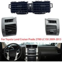 yaocaiss-2 Car A/C Air Conditioner Vents Air Conditioning Outlet For Toyota Land Cruiser Prado 2700 LC150 2009-2013 LC150 Penal