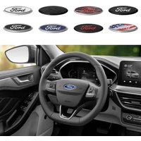 Car Steering Wheel Emblem Decals Badge Decoration For Ford Fiesta Focus 2 Mondeo mk4 Mustang Ranger Kuga S-MAX Transit Connect