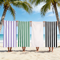 Minimally Stripes Towel For Swim Yoga Gym Quick Drying Soft and skin-friendly Beach Towels All-Season