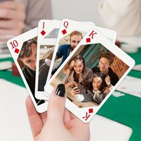 Custom Poker Cards - Personalized 54-Card Matte Photo Poker Cards. Customize with Your Photos for Unique Touch.Perfect for Gifts
