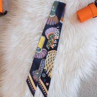 Luxury Long Scarf with Epaulet Design for Hermes Inspired Basket Bag Handle Styling Ins Trendy Accessory Free Shipping