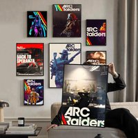 Game A-ARC Raiders Poster Decorative Wall Art Stickers Mural Photo Print for Home Living Room Hallway Decor