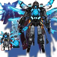 New Main Villain Skibidi Toileted Building Block Titan Light wing Expand VS Parasitic TV King 6.0 Bricks Model Toys for Kid Gift