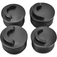 4Pcs Rubber Kayak Drain Plug Marine Boat Drain Plugs Flexible Anti-Leak Replacement Plug for Canoe Paddle Boat Accessories