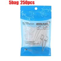 100/300/600Pcs Disposable Dental Floss Sticks Ultra-Fine Portable Toothpick Flosser Set Dental Oral And Travel Care Supplies