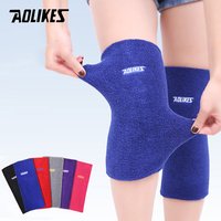AOLIKES Winter Soft Thermal Knee Braces Leg Warmers Warm Cycling Camping Running Arthritis Tendonitis Knee Pads Leg Sleeves