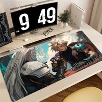 FINAL FANTASY VII Lockhart Large Mousepad Gaming Accessories Gamer Keyboard leather Desk Mat PC Accessories E-Sports Mouse Pad