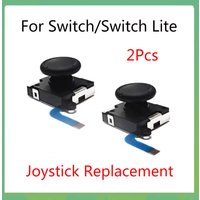 2Pcs For Switch 3D Analog Joystick For Nintendo Switch Lite OLED JoyCon Thumb Stick Hall Effect No Drifting Joystick Controller