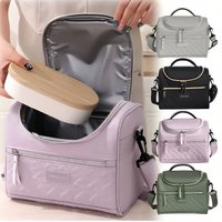 Thickened Lunch Portable Children's Bento Outdoor Picnic Insulated Lunch Box Bag Cross-Border Cold Insulation Ice Pack
