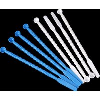 5pcs Dental Material Porcelain Power Mixing Spatula Plastic Dental Mixing Plaster Spatula Stick Dentist Lab Tool