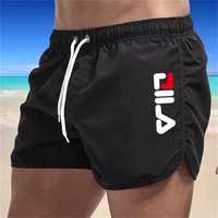 New Summer Men's Swimwear Breathable Board Shorts Male Surfing Swimsuit Fitness Training Shorts Casual Printed Beach Short Pants