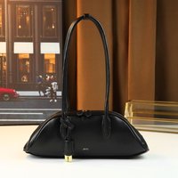 JW PEI Trendy Sports Style Bowling Dumpling Bag Solid Color Large Capacity Handbag Single Shoulder Underarm Bag