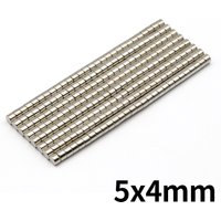 5x4mm Super Strong Round Neodymium Magnet N35 Powerful Magnetic NdfeB Permanent Refrigerator Magnet imanes DIY