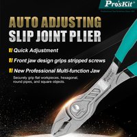 Pro'sKit PN-808 8 Inch Multifunctional Movable Carp Pliers, Pipe Pliers, Water Pump Small Water Pipe Pliers, Fish Mouth Pliers