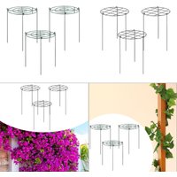 3x Peony Support Cage Plant Support Rings Metal Climbing Trellis for Hydrangea Strawberry Flowers Roses Indoor Outdoor Plants