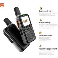 KSUT ZL38 LTE Walkie Talkies Long Range 100 Miles Zello Network Radio PTT Button WiFi POC Android System