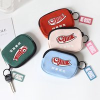 Fortune Wealth Pendant For Women Keychain Canvas Cloth For Children Lucky Koi Wallet Coin Purse Card Holder Short Purse