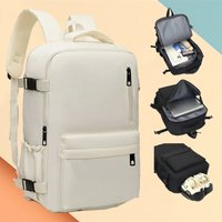 Graceful Minimalist Backpack Adjustable-Strap Lightweight for Daily Commute Laptop Storage Stylish Functional Bag