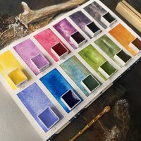 American Daniel Smith Master Watercolor Paint 12 Colors Creative Layered Color Artist/student Painting Art Supplies