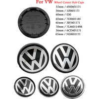 6N0601171 4pcs/Lot 55mm 56mm 65mm 70mm 76mm Volkswagen Car Wheel Center Caps For Vw Jetta MK5 Golf Passat Accessories 5G0601171