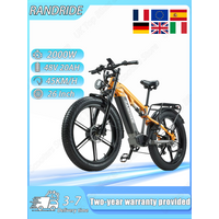 AliExpress NONE YX80M-2 Mountain E-bike 2000W Dual Motor 48V20AH Battery Off-Road Electric Bike 26-Inch Fat Tire Hydraulic Disc Brakes Adult Electric Bicycle