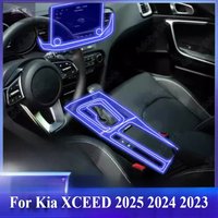 For Kia XCEED 2025 2024 2023 Interior Film Transparent TPU Gear Panel GPS Navigation Center Console PPF Protection Accessories