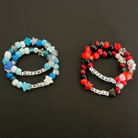 Internet Angel & Devil Kandi Bracelets Colorful Handmade Y2K Rave Jewelry