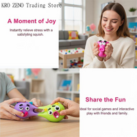 1pcs Gather Relaxing Hours with Smushers Slow Rise Dog Face Squishy Toy for All Ages
