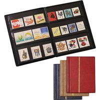 Postal Stamp Collection Album Book 20 Sheets Double Sided Stamp Collecting Storage Bag Empty Stamp Collection Booklet