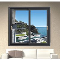 Commercial Grade Aluminum Alloy Thermal Break Sliding Window Modern Soundproof Living Room Glass Windows Value for Money Windows