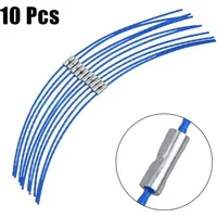 10pcs Nylon Line For Bosch F016800182 ART 30 Composite Trimmer Mower Parts Spool Line For Garden Lawn Mower Replacement Lines