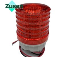 Zusen TB5051-R 12v 24v 110v 220v Red Small Signal Light Three Modes Switch Strobe Flash Always on Warning Lamp