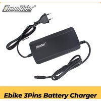 Ebike Lithium Battery Charger 3 Pins Plug 36V 42V 48V 54.6V 52V 58.8V Battery Pack Charger for Electric Bike Battery EURO