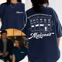 Off Campus Hannah Wells T-Shirt Malone's T-Shirt Briar University Hockey Romance T-Shirt Summer Men's Clothing Women's T Shirt