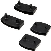 10/20pcs Black Plastic Replacement Bed Slat Plastic Center/End Caps Holder for Holding Securing Furniture Frames