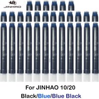 240/6 PCS JINHAO 20 10 Press Fountain Pen Ink Refill Cartridges Black/Blue For A1 A2 JINHAO 20 School Office Supplies Stationery