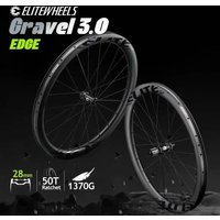 AliExpress ELITEWHEELS EDGE Gravel 3.0 Wheels Ultralight 1370g Wing 20 Spoke For Racing Bike Road Disc Carbon Wheelset RIM Depth 45/35mm