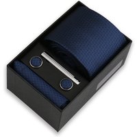 Brand Fashion 8 cm Tie Handkerchief Cufflinks Clip Set Gift Box For Men Necktie Suit Accessorie Fit Formal Business Gravatas