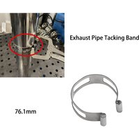 Exhaust Pipe Tacking Band Clamp-On Stainless Steel For Welding And Fabrication Positioning Belt 3 "(76.1mm)
