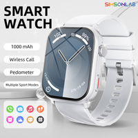 New Smartwatch 2026 1.83''HD Screen AMOLED 1000mAh Large Battery Outdoor Sports Watches IP68 Waterproof for Men Women Gifts
