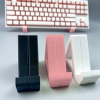 【F】1 Pair 3D Printing Keyboard Display Stand For Computer Mechanical Keyboard Holder Layer Rack Tray