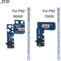 JCD Power Switch PCB Board for PS2 70000/90000 Power On Off Board Reset Switch Board Flex Ribbon Cable For Sony PS2 70000 90000