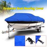 Robuste Angel-Ski-Bootsabdeckung für 11–13', 14–16', 17–19', 20–22' V-Rumpf, wasserdicht, sonnenfest, UV-Schutz, Bootsfeierabdeckung