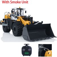 New Metal 1/14 580 RC Hydraulic Loader XDRC Engineering Vehicles Smoke Sound Light TOUCAN Radio Control Truck Mover Bucket Toy
