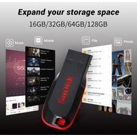 Original SanDisk USB 2.0 Flash Drive Mini Pendrive 16GB 32GB 64GB 128GB Cruzer Blade SDCZ50 Memory Stick U Disk for Computer