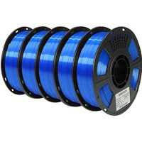 GEEETECH 5Kg 3D Silk PLA Filament 1.75mm High Gloss Surface Neat Wrapped Dimensional Accuracy /-0.02mm Vacuum Packaging